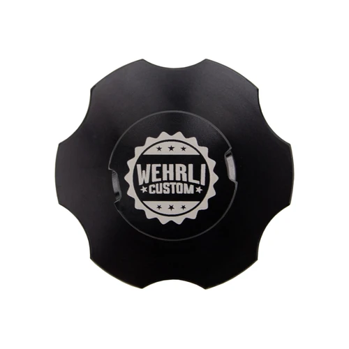 Wehrli 11-25 Ford Power Stroke 6.7L Billet Oil Fill Cap - Black Anodized - WCF100289 User 2