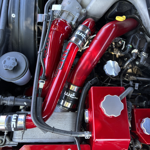Wehrli 17-25 Ford Power Stroke 6.7L Upper Coolant Pipe Kit - Sparkle Bomber Orange - WCF100311-SBO User 6