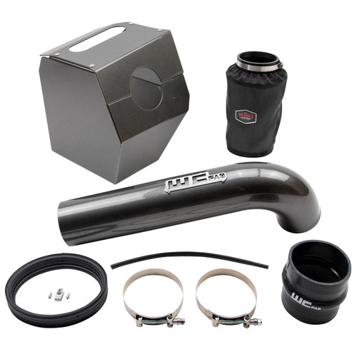 Wehrli 17-19 GM Duramax L5P 4in Intake Kit - Fine Texture Black - WCF100344-FTB Photo - Primary