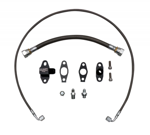 Wehrli Duramax LLY/LBZ/LMM/LML S300 Single Turbo Oil Line Kit - WCF100396 Photo - Primary