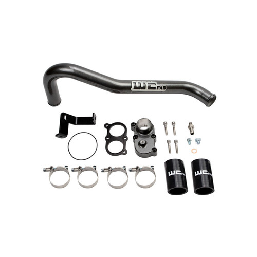 Wehrli 06-10 GM Duramax LBZ/LMM Thermostat Housing Kit - Cat Yellow - WCF100420-CAT Photo - Primary