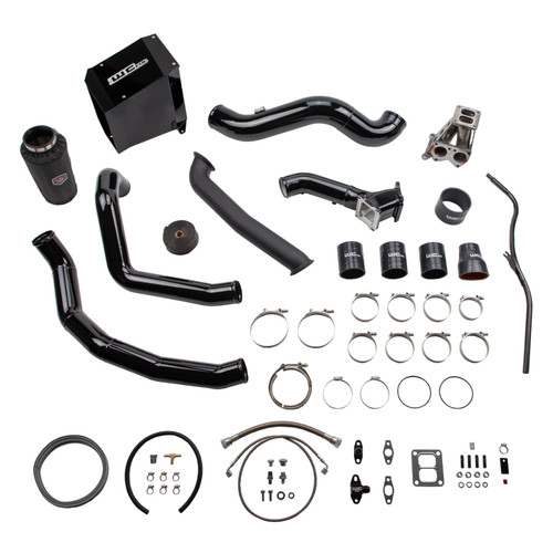 Wehrli 01-04 GM Duramax LB7 S300 Single Turbo Install Kit - Gun Metal - WCF100478-GM Photo - Primary