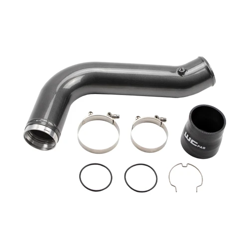 Wehrli 17-19 GM Duramax L5P Passenger Side 3.5in Intercooler Pipe - Kiwi Green - WCF100530-KIWI Photo - Primary