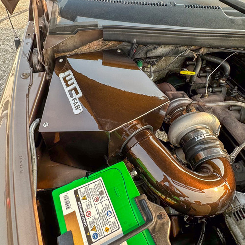 Wehrli 98.5-02 Cummins 5.9L 4in Intake Kit - Gun Metal - WCF100562-GM Photo - Mounted