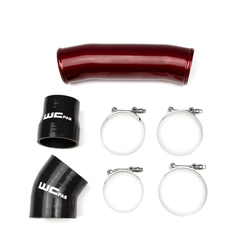 Wehrli 98.5-02 Cummins 5.9L Passenger Side 3.5in Intercooler Pipe - Gun Metal - WCF100564-GM Photo - Primary