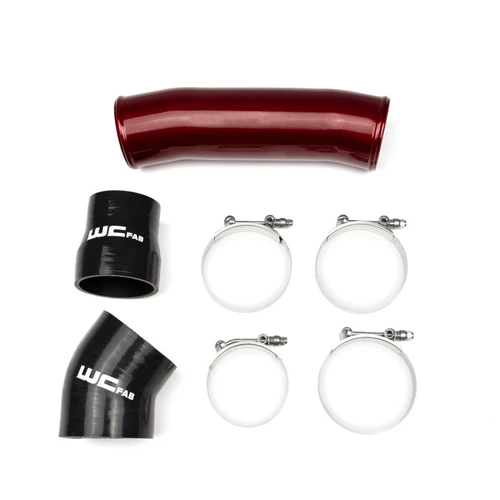 Wehrli 98.5-02 Cummins 5.9L Passenger Side 3.5in Intercooler Pipe - Sparkle Bomber Orange - WCF100564-SBO Photo - Primary