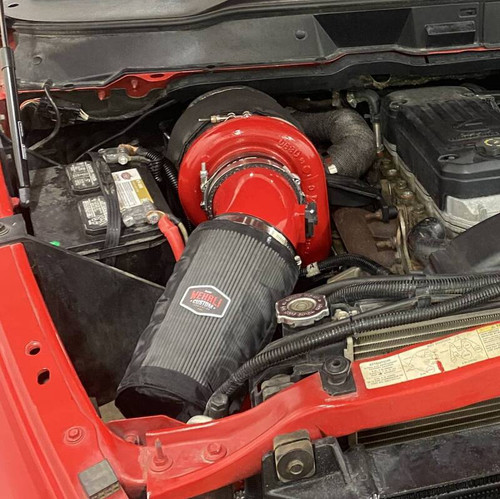 Wehrli 03-07 Cummins 5.9L Twin Turbo Kit S400/Stock - Semi-Gloss Black - WCF100567-SGB User 2