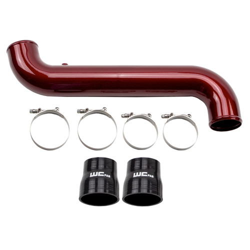 Wehrli 11-16 GM Duramax LML Passenger Side 3.5in Intercooler Pipe - Kiwi Green - WCF100682-KIWI Photo - Primary