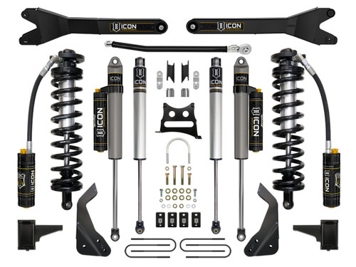 ICON 08-10 Ford F250/F350 4-5.5in Stage 5 Coilover Conversion System w/ Radius Arms - K63125R Photo - Primary