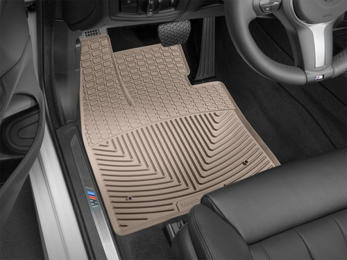 WeatherTech 2026 Toyota RAV4 Hybrid/Plug-In Hybrid Front All-Weather Floor Mats - Tan - W798TN Photo - Mounted