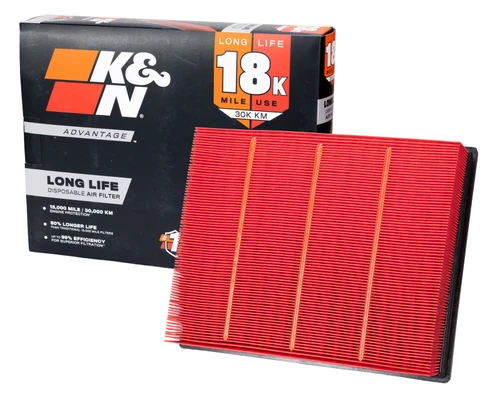 K&N Advantage Air Filter 18K Miles Cad 02-09 Chev/Gmc P/U 99-09 - KNA-2135 Photo - out of package