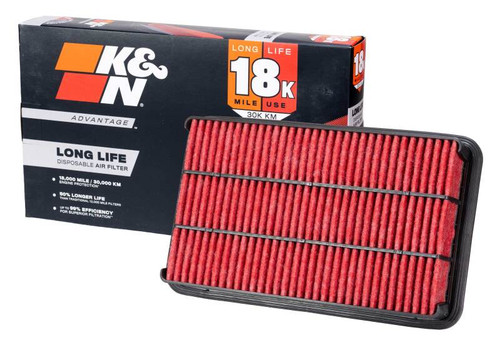 K&N Advantage Air Filter 18K Miles Lexus/Rx300 97-03 Toy Ava 97-04 Camry 97-01 Sien/Sol 98-03 - KNA-2145 Photo - out of package