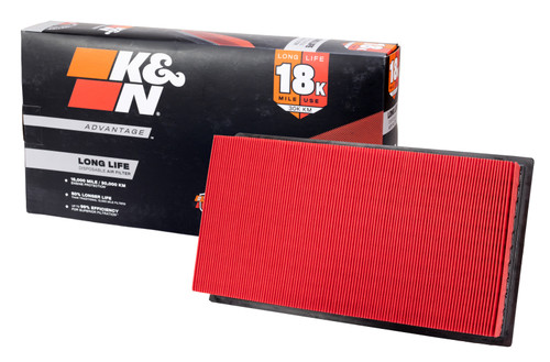 K&N Advantage Air Filter 18K Miles Ford F Series P/U 7.3L-V8 Td 99-03 - KNA-2248 Photo - out of package