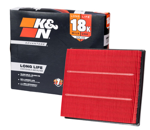 K&N Advantage Air Filter 18K Miles Bmw 116I L4-1.6L F/I 2011-2015 - KNA-2990 Photo - out of package