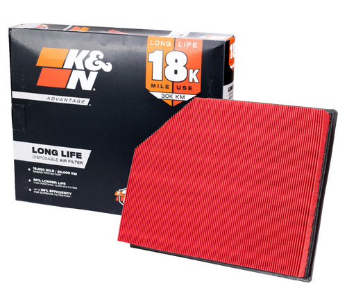 K&N Advantage Air Filter 18K Miles Volvo V90 Ii L4-2.0L Dsl 2016-2024 - KNA-3065 Photo - out of package