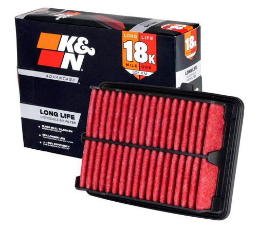 K&N Advantage Air Filter 18K Miles Honda Fit L4-1.5L F/I 2015-2020 - KNA-5027 Photo - out of package
