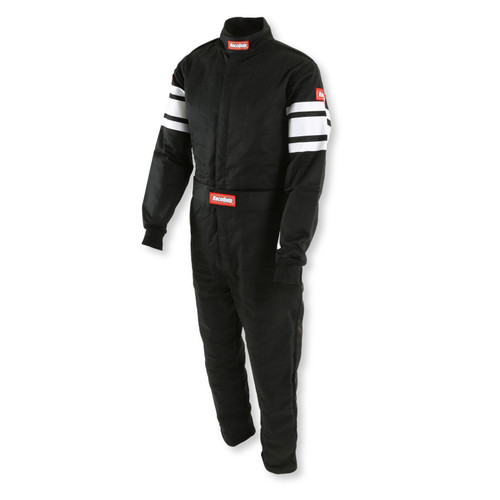RaceQuip Black SFI-5 Suit - Medium - 120003RQP Photo - out of package