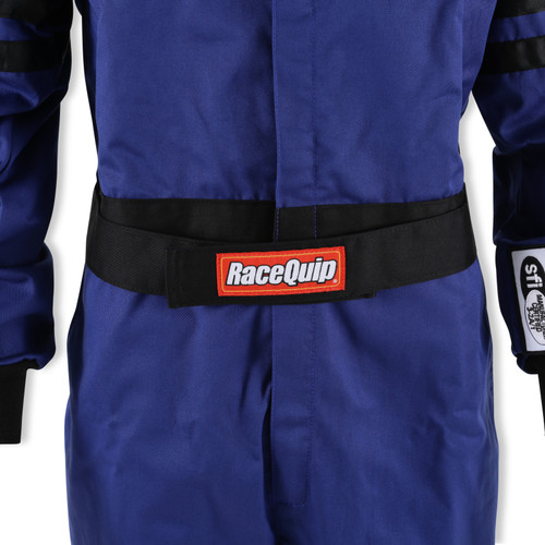 RaceQuip Blue SFI-5 Suit - Large - 120025RQP Photo - out of package