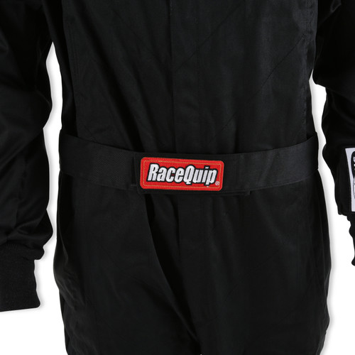 RaceQuip Black Chevron-1 Suit - SFI-1 Medium - 130903RQP Photo - out of package
