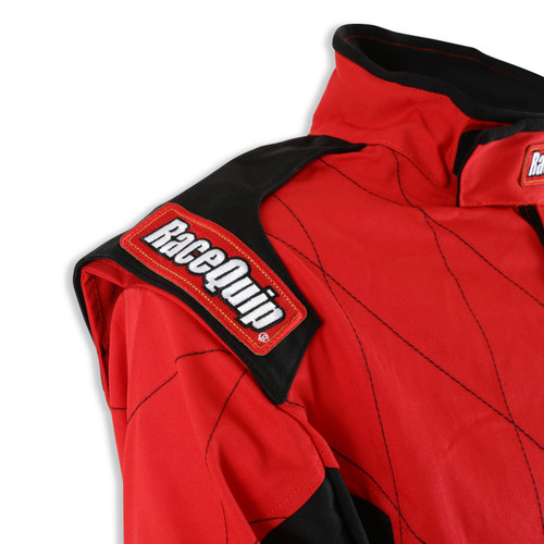RaceQuip Red Chevron-1 Suit - SFI-1 2XL - 130917RQP Photo - out of package