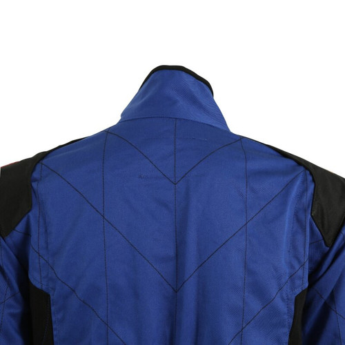 RaceQuip Blue Chevron-1 Suit - SFI-1 Medium - 130923RQP Photo - out of package