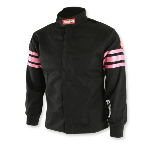 RaceQuip Pink Trim SFI-1 JR. Jacket - Kids Large - 1960895RQP Photo - out of package