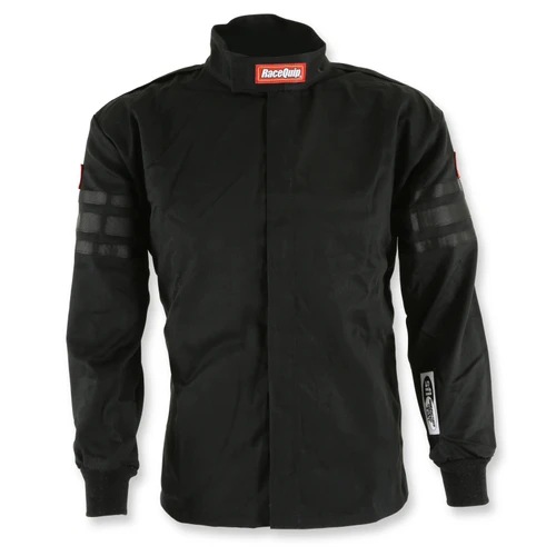 RaceQuip Black Trim SFI-1 JR. Jacket - Kids Medium - 1969993RQP Photo - Primary