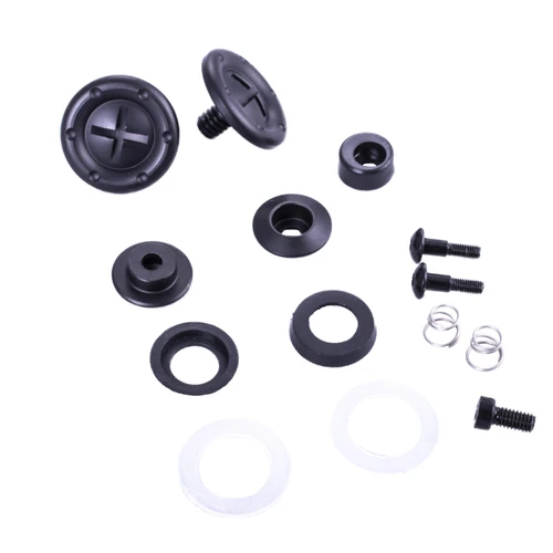 RaceQuip Black Hardware Pivot Kit for Face Shield Fits PRO & VESTA Model Helmets - 205991RQP Photo - Primary