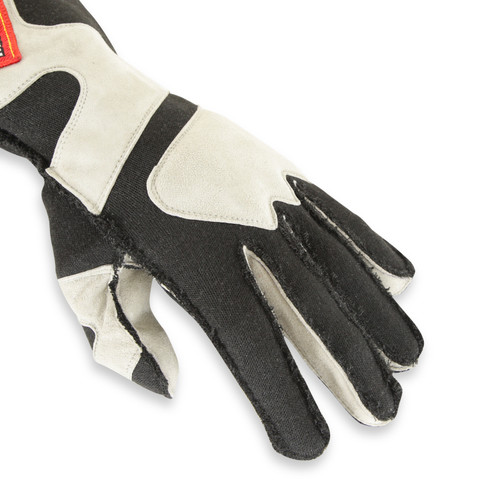 RaceQuip SFI-5 Gray/Black Small Outseam w/ Closure Glove - 356602RQP Photo - out of package