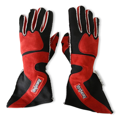 RaceQuip SFI-5 Red/Black Large Outseam Angle Cut Glove - 359105RQP Photo - Primary