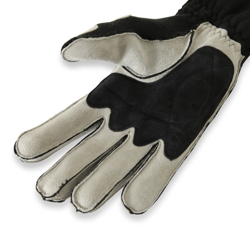 RaceQuip SFI-5 Gray/Black Small Outseam Angle Cut Glove - 359602RQP Photo - out of package