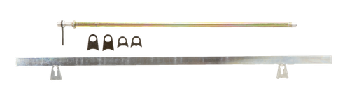RaceQuip Net Mount Kit Spring Pin 24in w/ Flat Bar - 700106RQP Photo - Primary