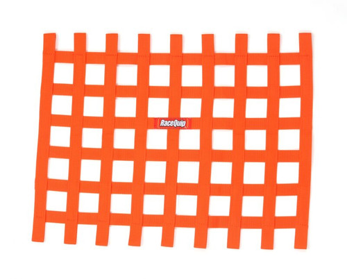 RaceQuip Orange Ribbon Window Net - 721045RQP Photo - Primary