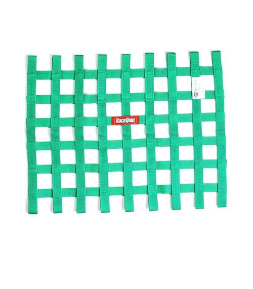 RaceQuip Green SFI Ribbon Window Net - 725075RQP Photo - Primary