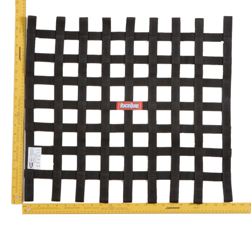 RaceQuip Black 21 X 24 SFI Ribbon Net - 726007RQP Photo - Primary
