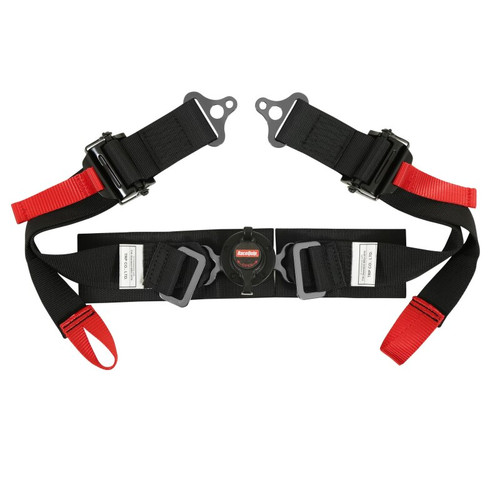 RaceQuip Black FIA 6pt Pull Up Lap FHR Formula Sub - 857007RQP Photo - out of package