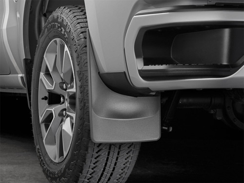 WeatherTech 2026 Subaru Forester Wilderness No Drill MudFlaps - Rear  - Black - 120228 Photo - Primary