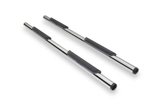RealTruck 18-26 Jeep Wrangler JLU (4dr) Traxio 3in Nerf Bars - Stainless Steel - NBF23-73302-26S Photo - Unmounted