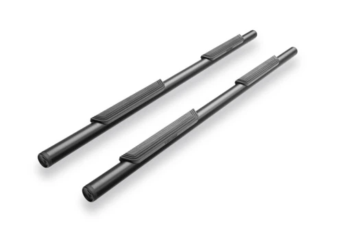 RealTruck 15-26 Ford F150 / 17-26 Ford F250/F350 SD Super Cab Traxio 3in Nerf Bars - Textured Black - NBF23-80103-26T Photo - Primary