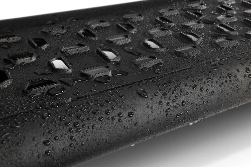 RealTruck 19-26 Ram 1500 Quad Cab Growler Sport Running Boards - Textured Black - RBF58-80201-26T Photo - Close Up