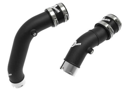 aFe BladeRunner 2-1/4in Aluminum Hot Charge Pipe Black RAM 1500 RHO 25-27 L6-3.0L (tt) - 46-20798-B Photo - Unmounted