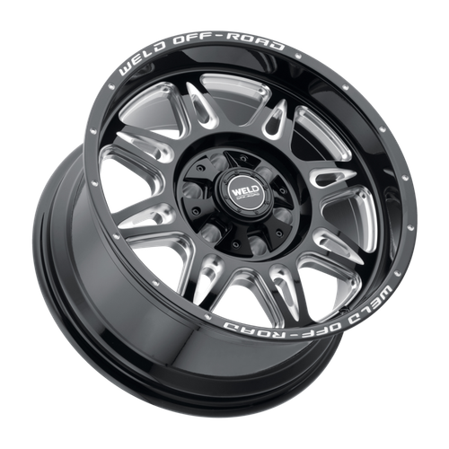 Weld Cheyenne 20x9 / 6x135 / 5.75 BS / 106.1 HB - Gloss Black Milled - Non-BL Wheel - W13209098575 Photo - Close Up