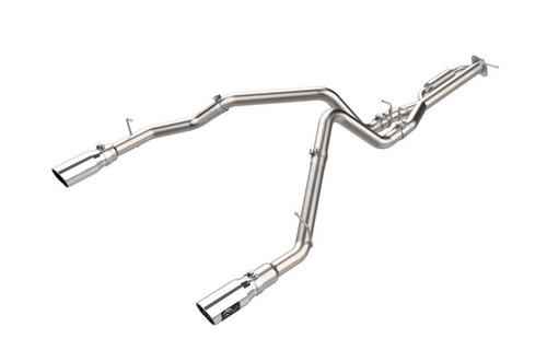 aFe Vulcan Series Cat-Back Exhaust System RAM 1500 2025 V6-3.0L (tt)- Polished Tips - 49-32088-1P Photo - Primary