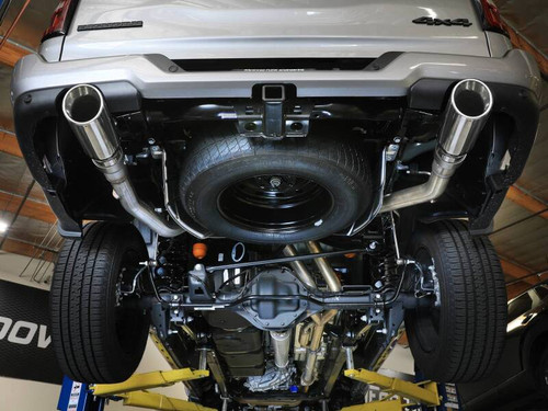 aFe Vulcan Series Cat-Back Exhaust System RAM 1500 2025 V6-3.0L (tt)- Polished Tips - 49-32088-1P Photo - Mounted