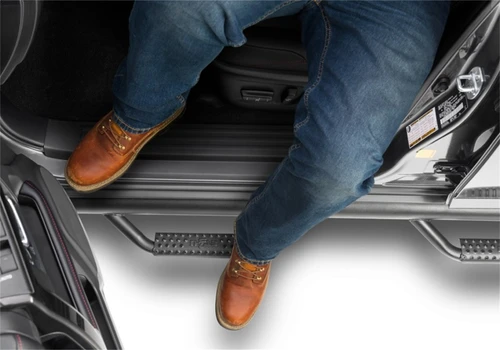 N-Fab 25-26 Toyota 4Runner Nerf Step W2W w/o Bed Acs 2 Steps - Tex. Black - T2560R-TX Photo - Close Up