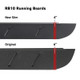 Go Rhino RB10 Slim Running Boards 57in. Cab Length - Bedliner Coating (No Drill/Mounting Brkt Req.) - 630057ST Illustration Guide