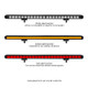 Go Rhino Xplor Flash Series Sgl Multi Function LED Light Bar (Track Mount) 30in. - Blk - 750003014CBS Photo - Close Up