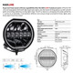Go Rhino Xplor Blackout Series Maxline LED Hi/Low Beam w/Multi DRL (Surface Mount) 9in. - Blk - 751440911CRS Photo - Unmounted