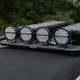 Go Rhino Xplor Blackout Series Round Single LED Spot Light Kit w/DRL (Surface Mount) 9in. - Blk - 751700911SRS Photo - lifestyle view