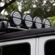 Go Rhino Xplor Blackout Series Round Single LED Spot Light Kit w/DRL (Surface Mount) 9in. - Blk - 751700911SRS Photo - lifestyle view